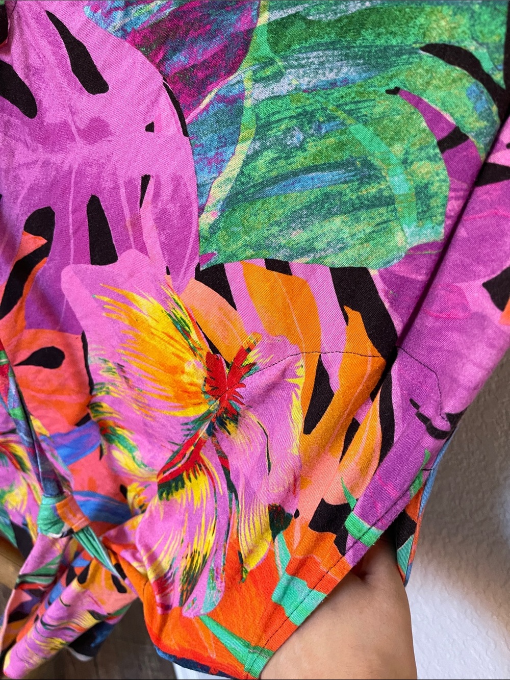 Soma Tropical Cool Night Kimono Robe Wrap Dress 🌺 - Picture 4 of 12